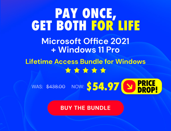 The Ultimate Microsoft Office Professional 2021 for Windows: Lifetime License + Windows 11 Pro Bundle