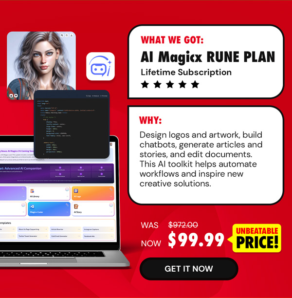 AI Magicx Rune Plan Lifetime Subscription