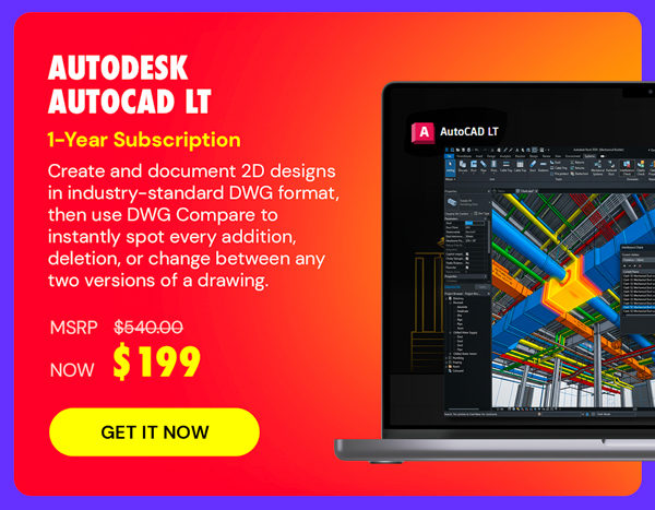 Autodesk AutoCAD LT: 1-Year Subscription