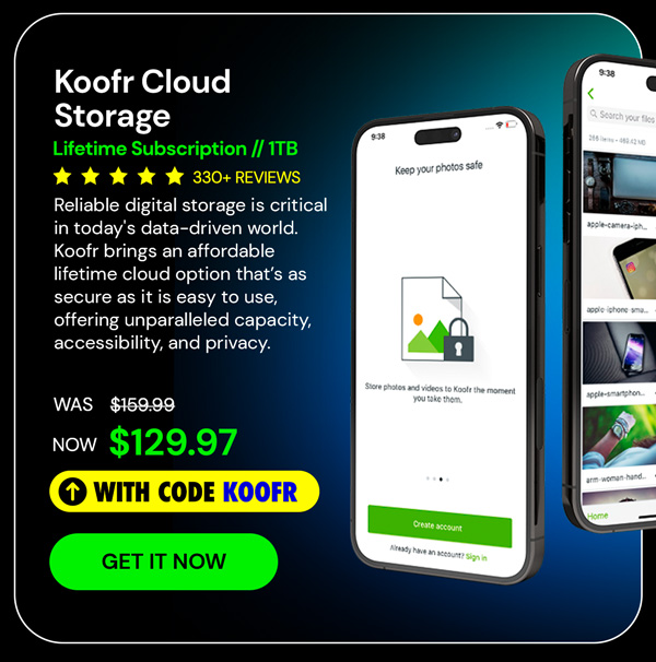 Koofr Cloud Storage: Lifetime Subscription (1TB)