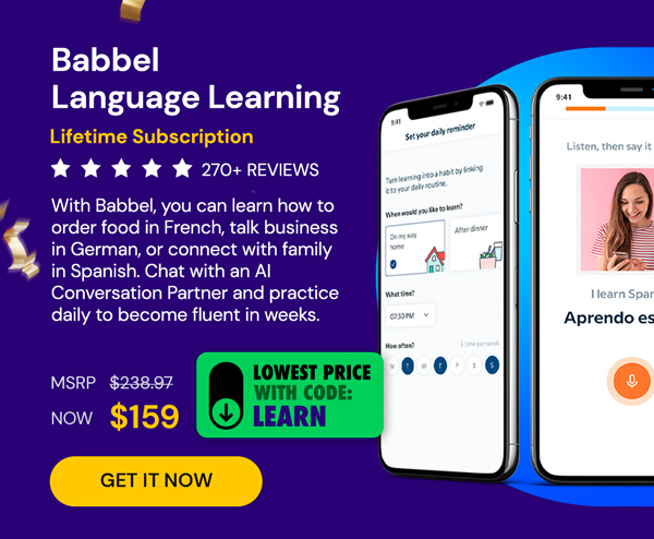 Babbel Language Learning: Lifetime Subscription (All Languages)