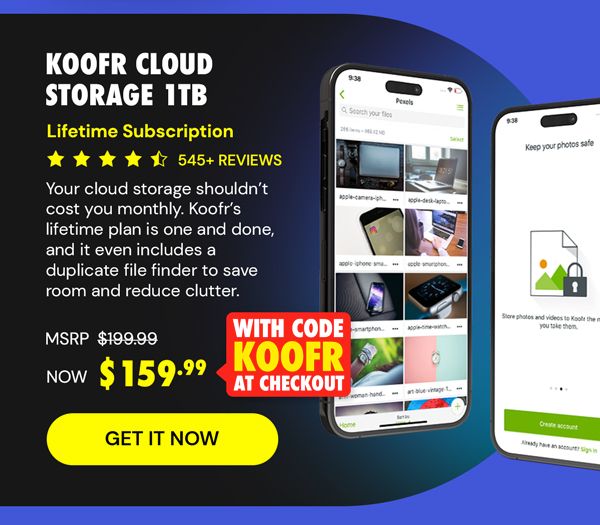 Koofr Cloud Storage: Lifetime Subscription (1TB)