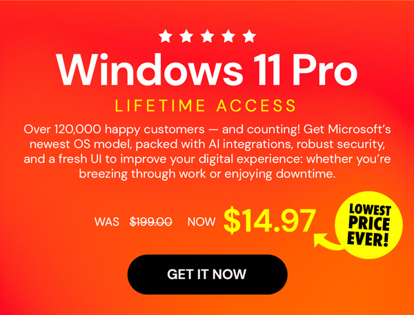 Microsoft Windows 11 Pro Lifetime License