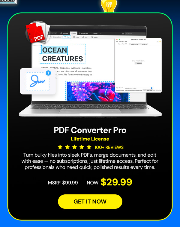 PDF Converter Pro: Lifetime License
