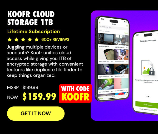 Koofr Cloud Storage: Lifetime Subscription (1TB)