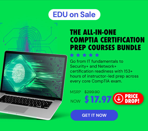 The All-in-One CompTIA Certification Prep Courses Bundle