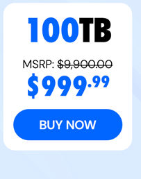 Internxt Cloud Storage Lifetime Subscription: 100TB Plan
