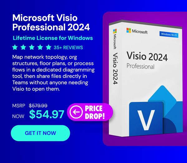 Microsoft Visio Professional 2024: Lifetime License for Windows