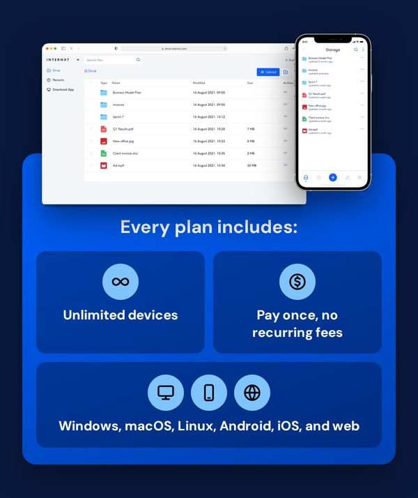 Internxt Cloud Storage Lifetime Subscription: 2TB Plan