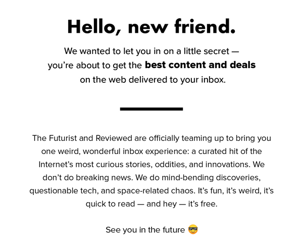 Welcome to The Futurist