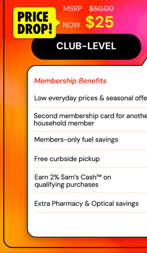Sam's Club 1-Year Membership with Auto-Renew!
