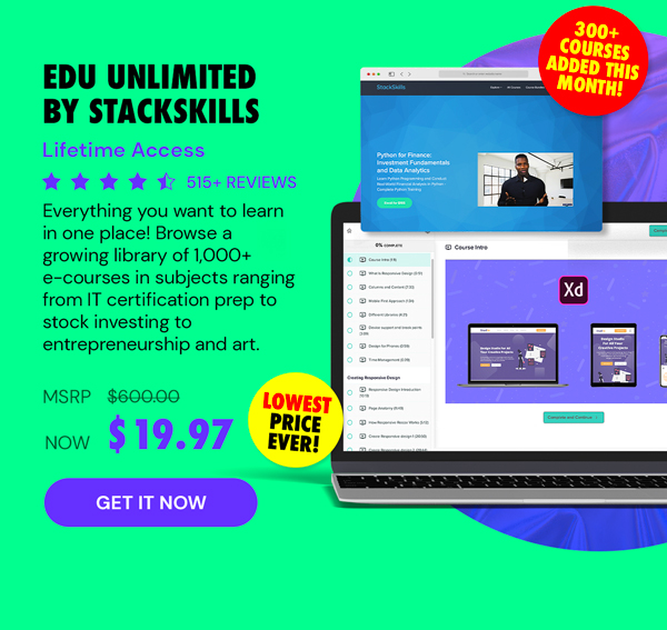 EDU Unlimited by StackSkills: Lifetime Access
