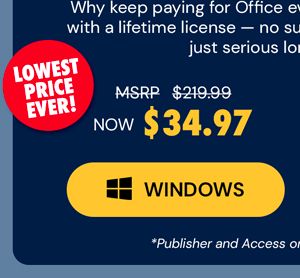 Microsoft Office Professional 2021 for Windows: Lifetime License