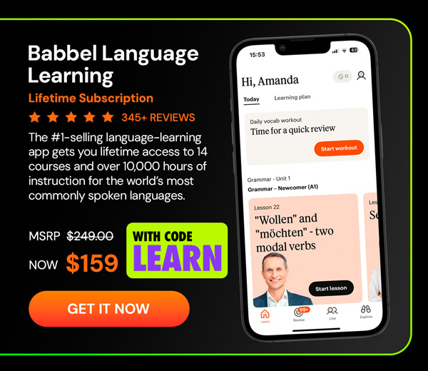 Babbel Language Learning: Lifetime Subscription (All Languages)
