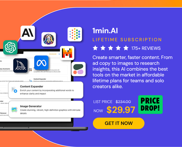 1minAI: Lifetime Subscription