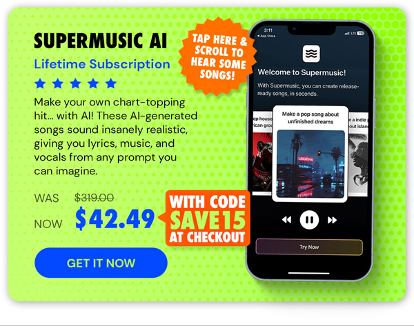 Supermusic AI: Lifetime Subscription