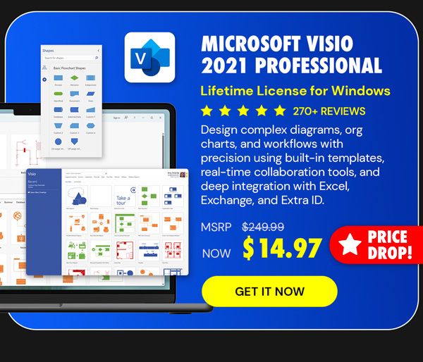 Microsoft Visio 2021 Professional: Lifetime License for Windows