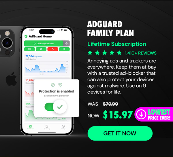 AdGuard Family Plan: Lifetime Subscription