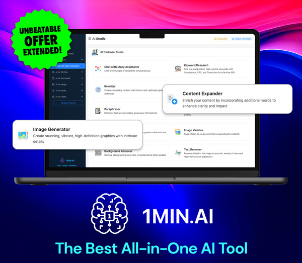 1minAI Advanced Business Plan Lifetime Subscription