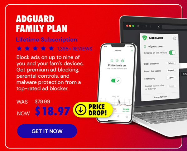 AdGuard Family Plan: Lifetime Subscription