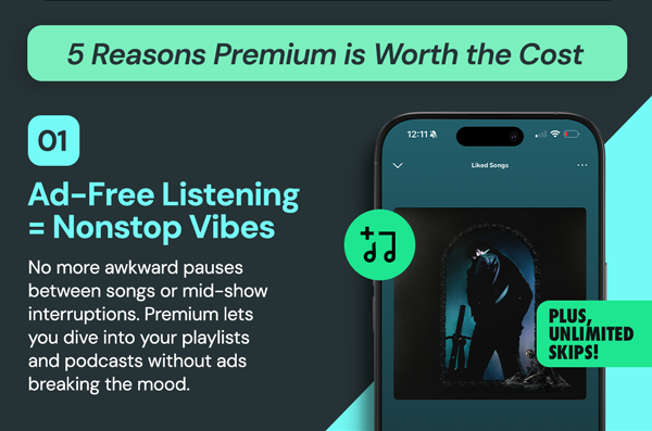 Spotify Premium: 1-Year Subscription Account