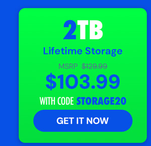 Internxt Cloud Storage Lifetime Subscription: 2TB Plan