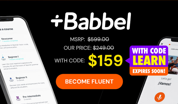Babbel Language Learning: Lifetime Subscription (All Languages)
