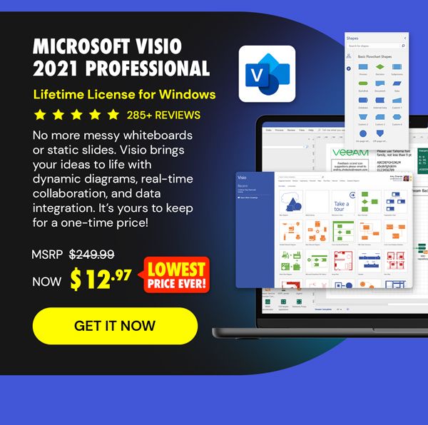 Microsoft Visio 2021 Professional: Lifetime License for Windows