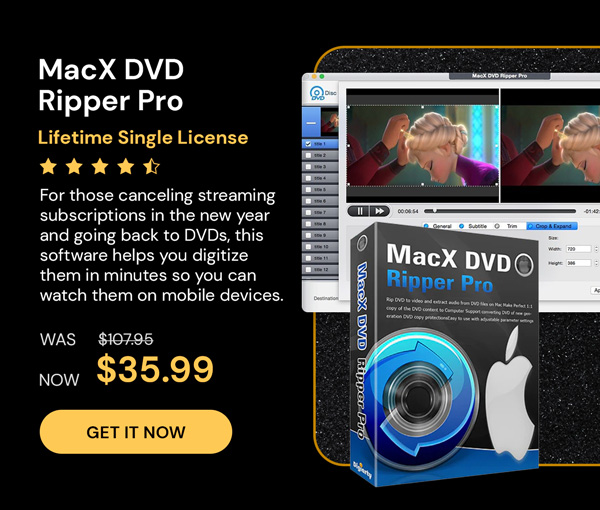MacX DVD Ripper Pro: Lifetime Single License