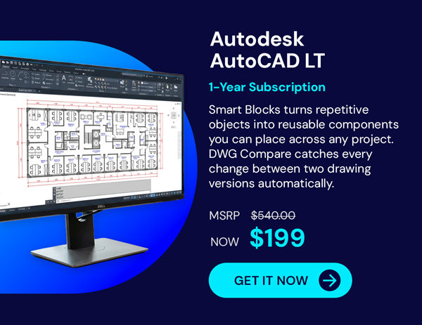 Autodesk AutoCAD LT: 1-Year Subscription