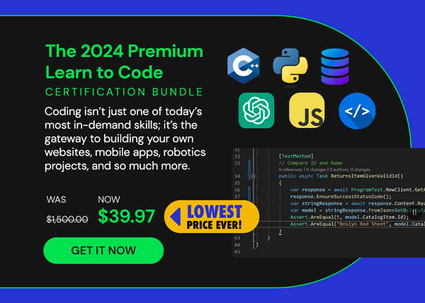 The 2024 Premium Learn to Code Certification Bundle