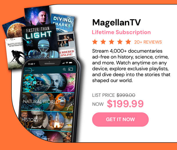 MagellanTV Documentary Streaming Service: Lifetime Subscription