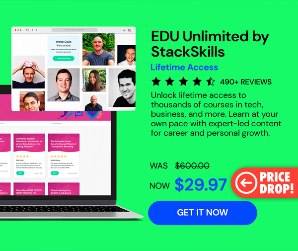 EDU Unlimited by StackSkills: Lifetime Access