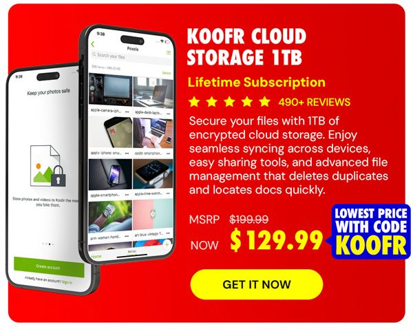 Koofr Cloud Storage: Lifetime Subscription (1TB)