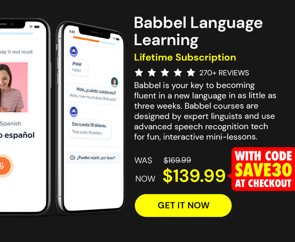 Babbel Language Learning: Lifetime Subscription (All Languages)