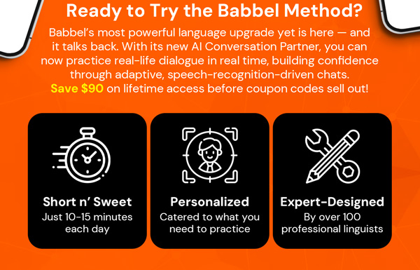Babbel Language Learning: Lifetime Subscription (All Languages)