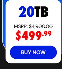 Internxt Cloud Storage Lifetime Subscription: 20TB Plan
