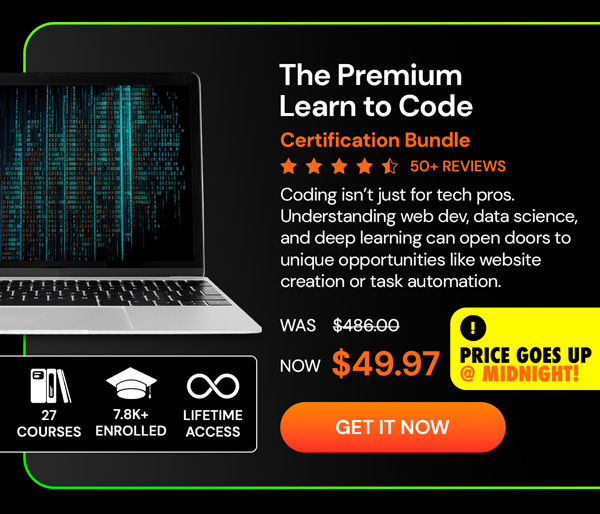 The Premium Learn to Code Certification Bundle