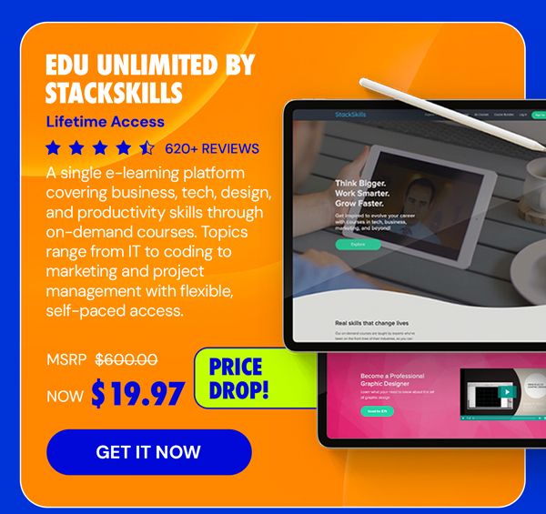 EDU Unlimited by StackSkills: Lifetime Access