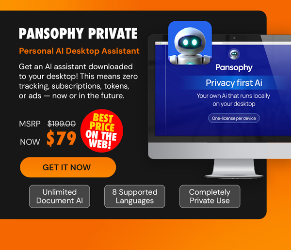 Pansophy Private Personal AI Desktop Assistant