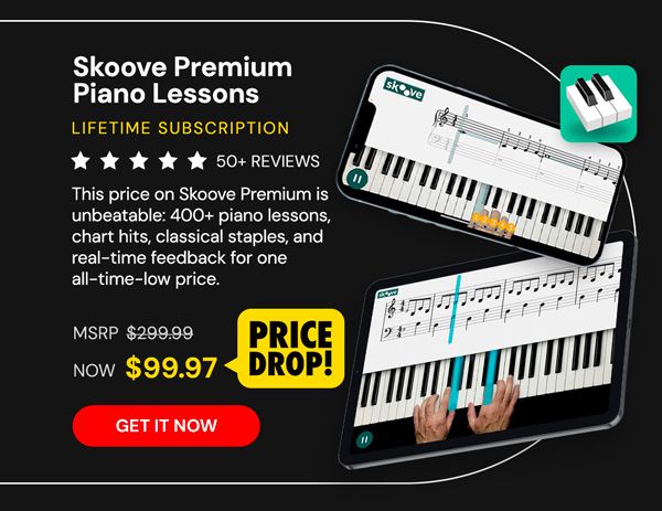Skoove Premium Piano Lessons: Lifetime Subscription