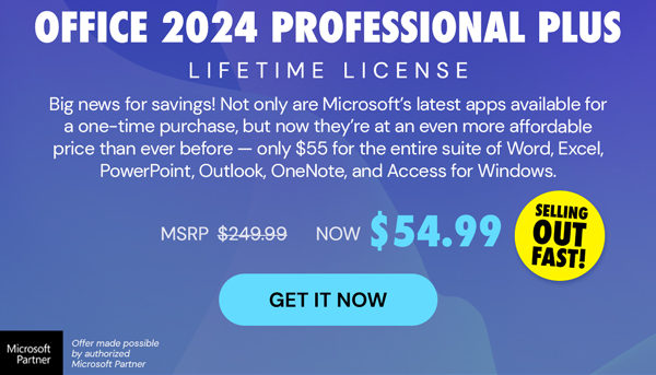 Microsoft Office 2024 Professional Plus Lifetime License