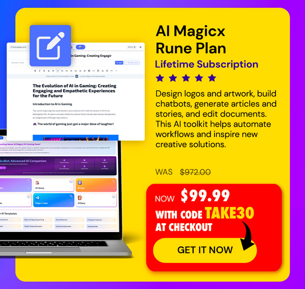 AI Magicx Rune Plan Lifetime Subscription