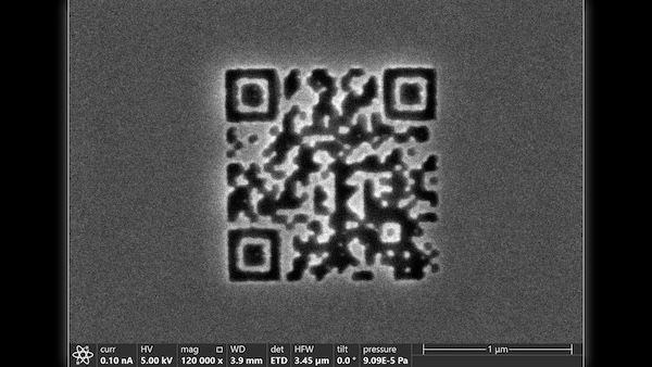 World's smallest QR code, smaller than bacteria, could store data for centuries | Science Daily