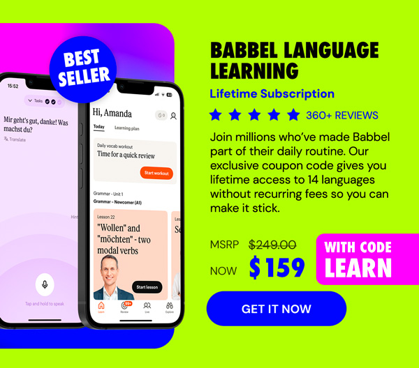 Babbel Language Learning: Lifetime Subscription (All Languages)