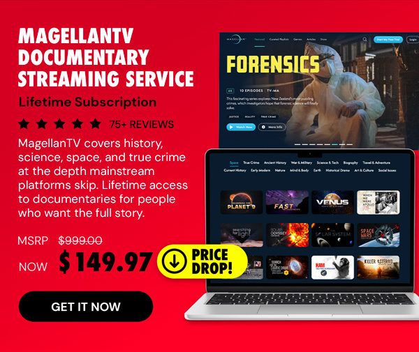 MagellanTV Documentary Streaming Service: Lifetime Subscription