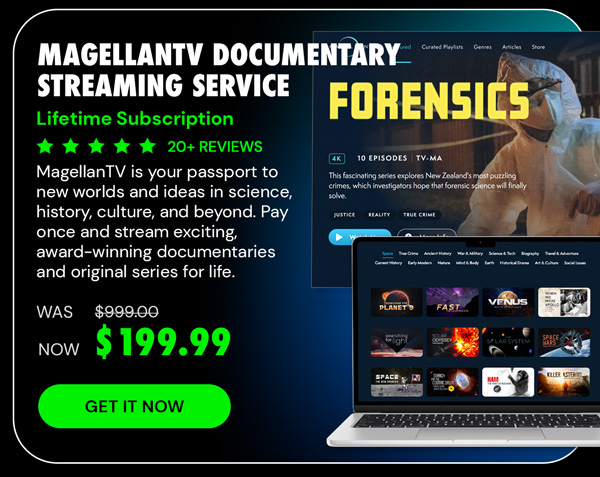 MagellanTV Documentary Streaming Service: Lifetime Subscription