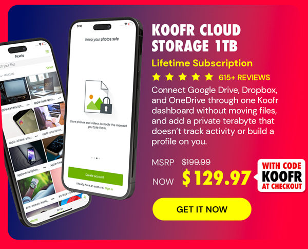 Koofr Cloud Storage: Lifetime Subscription (1TB)
