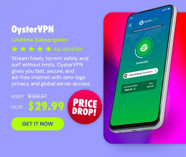 OysterVPN Lifetime Subscription