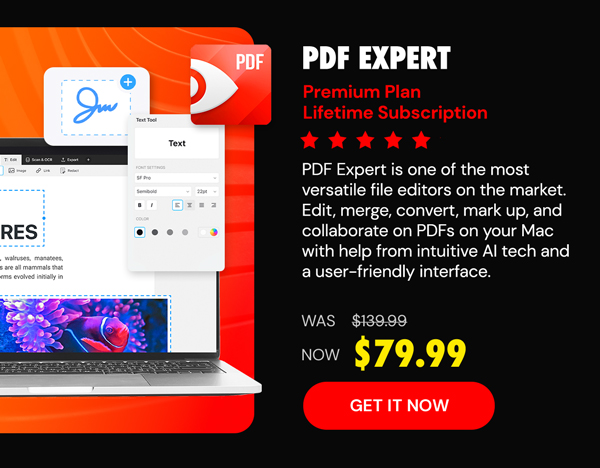 PDF Expert Premium Plan: Lifetime Subscription (Mac)